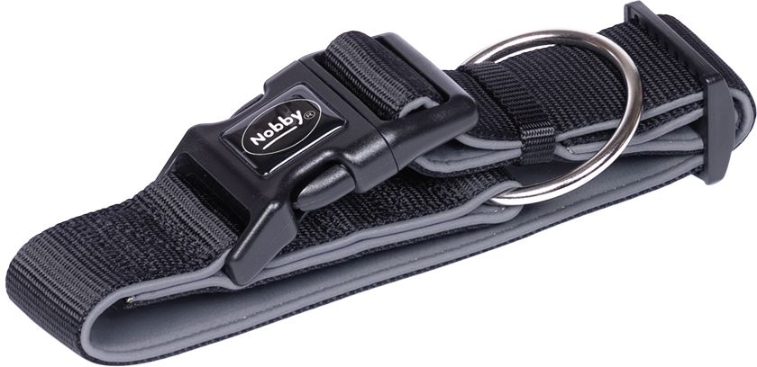 Nobby CLASSIC PRENO extra široký obojek neoprén černá L 32-45cm 1 balení