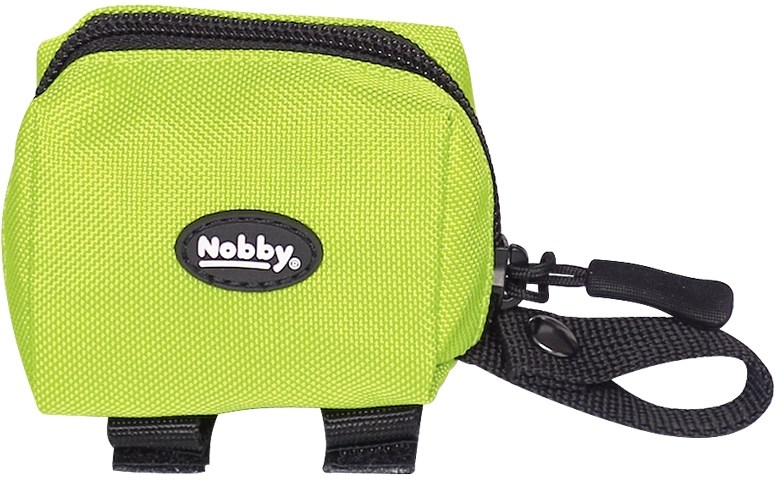 Nobby RIO zásobník na sáčky neonově zelený 7,5 x 4 x 5 cm 1 balení