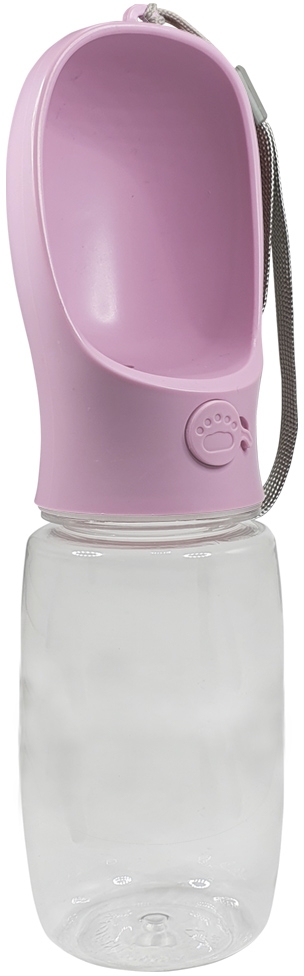 Nobby cestovní láhev pro psy 550ml růžová 1 balení