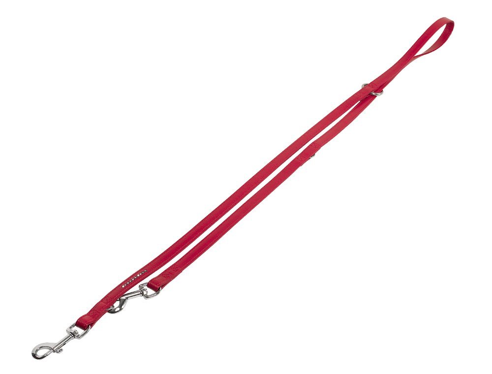 Nobby Crystal vodítko zdobené Swarovski L-XL 200cm / 16mm červená 1 balení