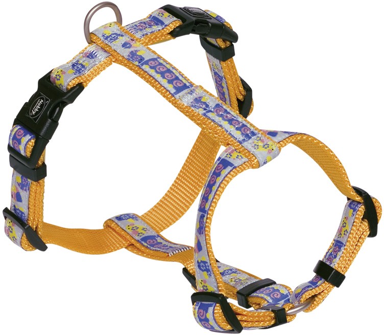 Nobby STYLE postroj pro psa oranžový nylon XXS-XS 25-35cm 1 balení