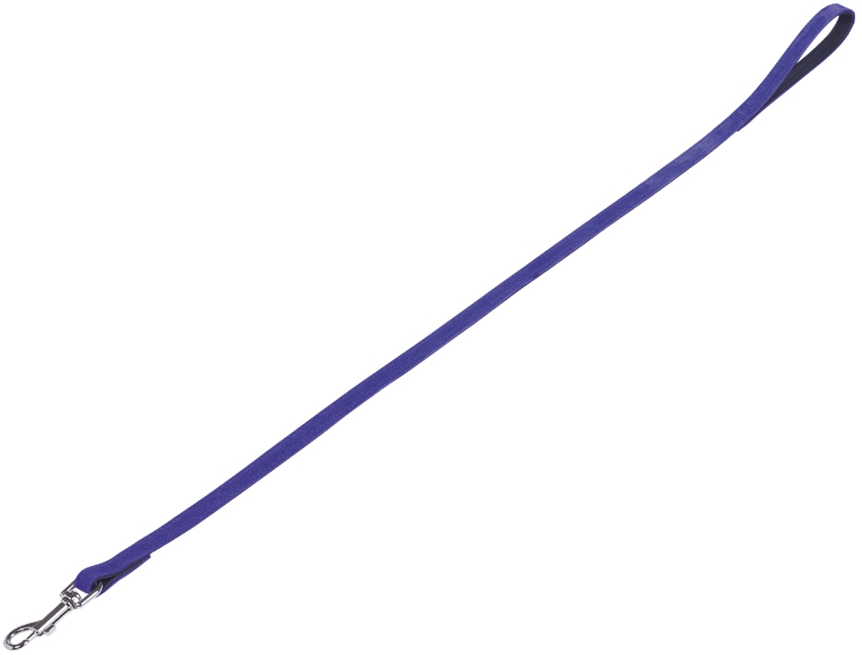 Nobby VELOURS vodítko ze semišové kůže S-M 1 m fialová 1 balení