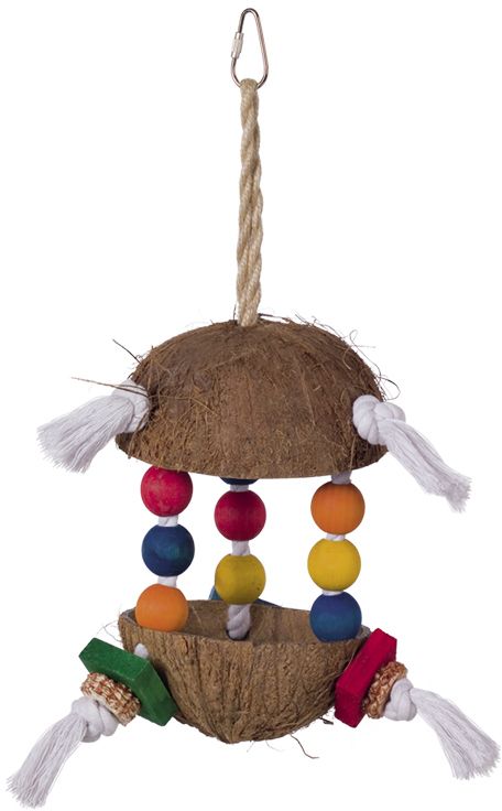 Nobby hračka pro papoušky kokos 34x15cm 1 balení