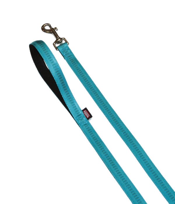 Nobby SOFT GRIP vodítko nylon 120cm / 25mm tyrkysová 1 balení