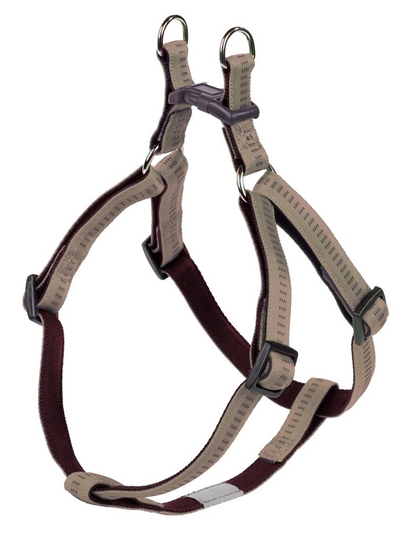 Nobby SOFT GRIP postroj nylon L-XL 60-86cm / 25mm béžová 1 balení