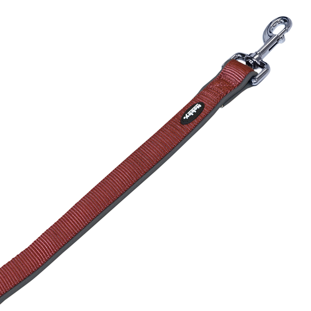 Nobby Vodítko Classic Preno, bordó, D: 120 cm; Š: 20/25 mm 1 balení