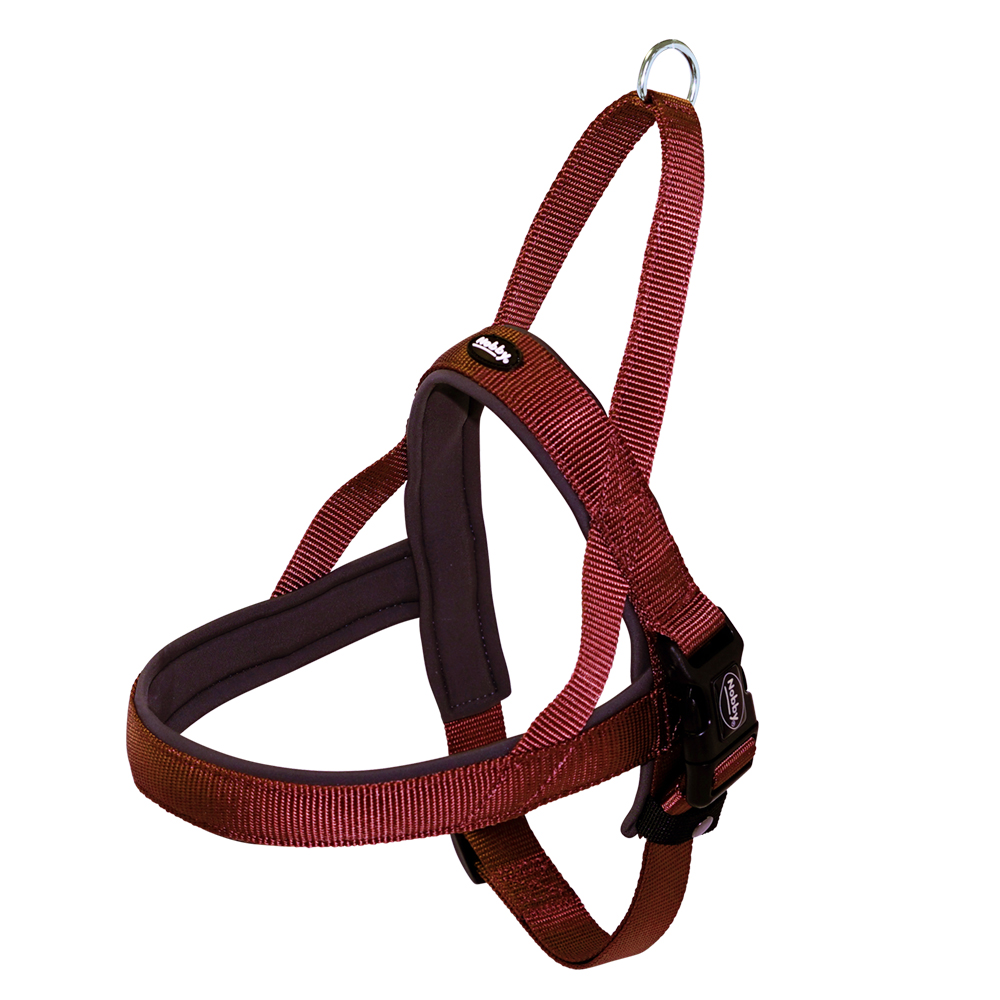 Nobby NORSKÝ postroj Classic Preno, bordó, D: 50-64 cm + 42 cm; Š: 25/35 mm 1 balení