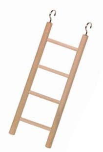 Nobby dřevěný závěsný žebřík pro papoušky 4 příčky 18cm 1 balení