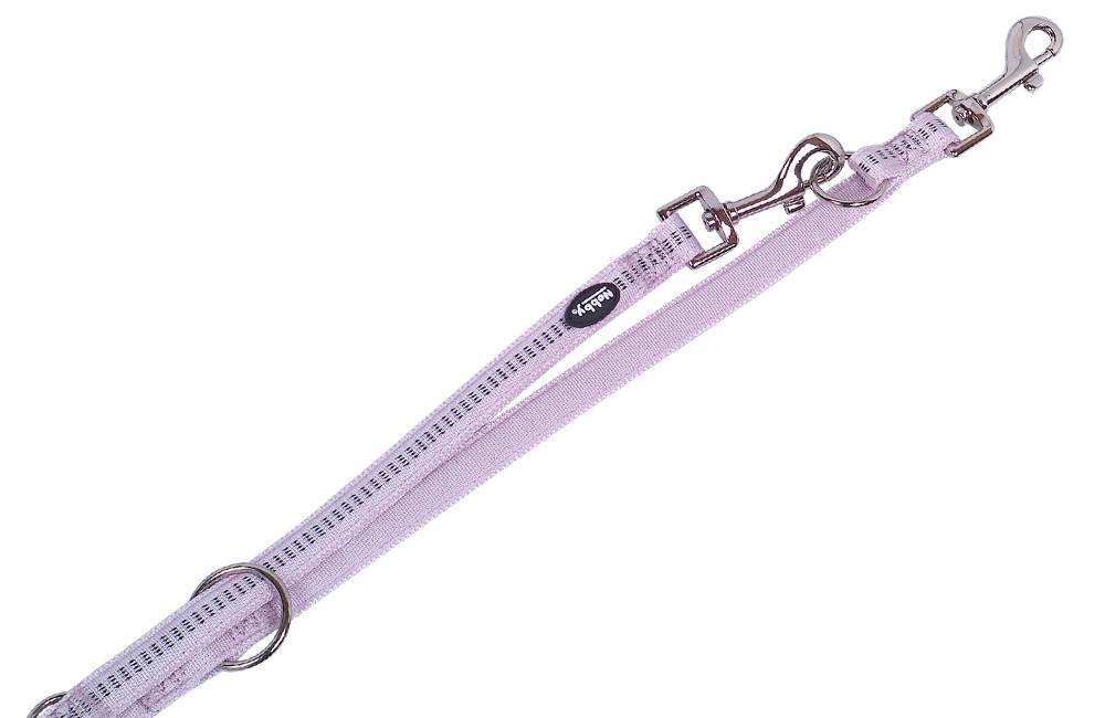 Nobby SOFT GRIP vodítko přepínací L-XL 200cm / 25mm šeříková 1 balení
