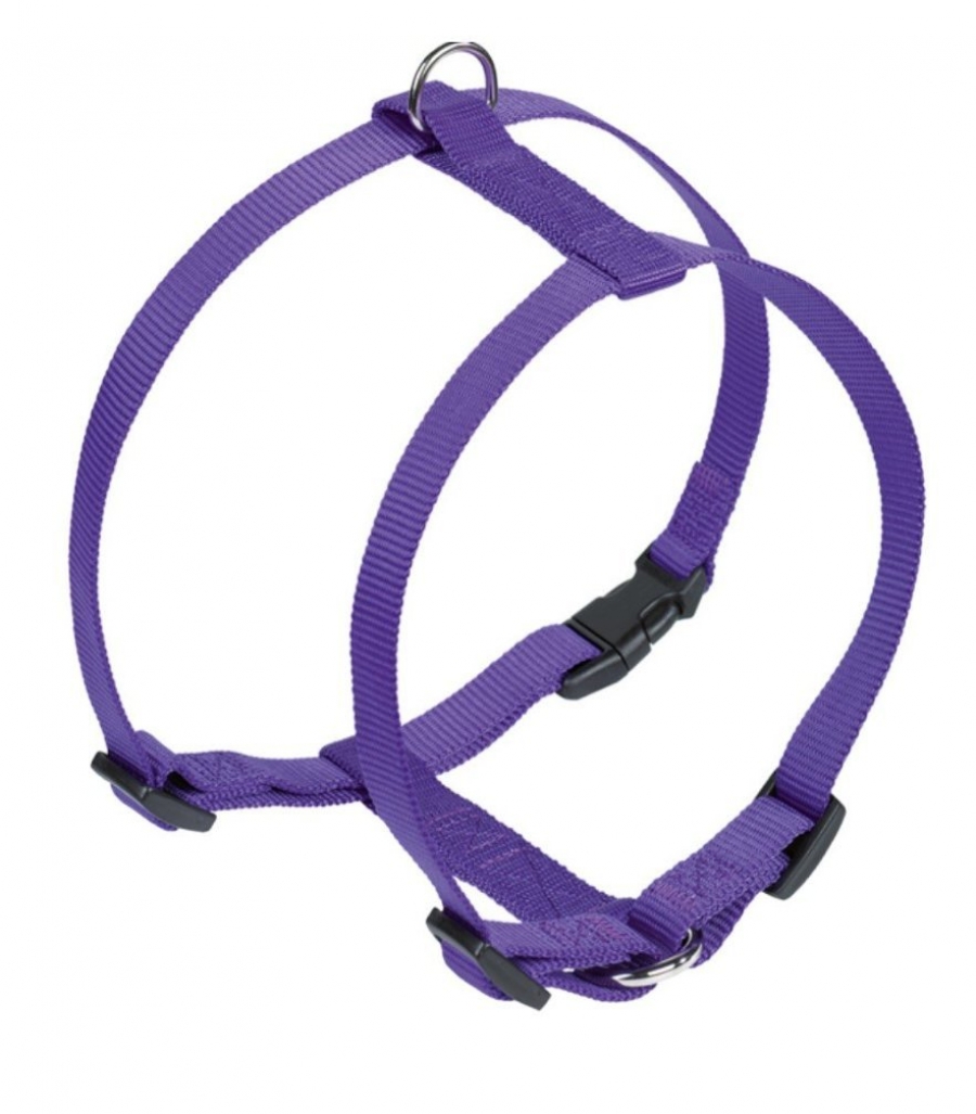 Nobby CLASSIC postroj nylon S-M 30-50cm / 15mm modrá 1 balení