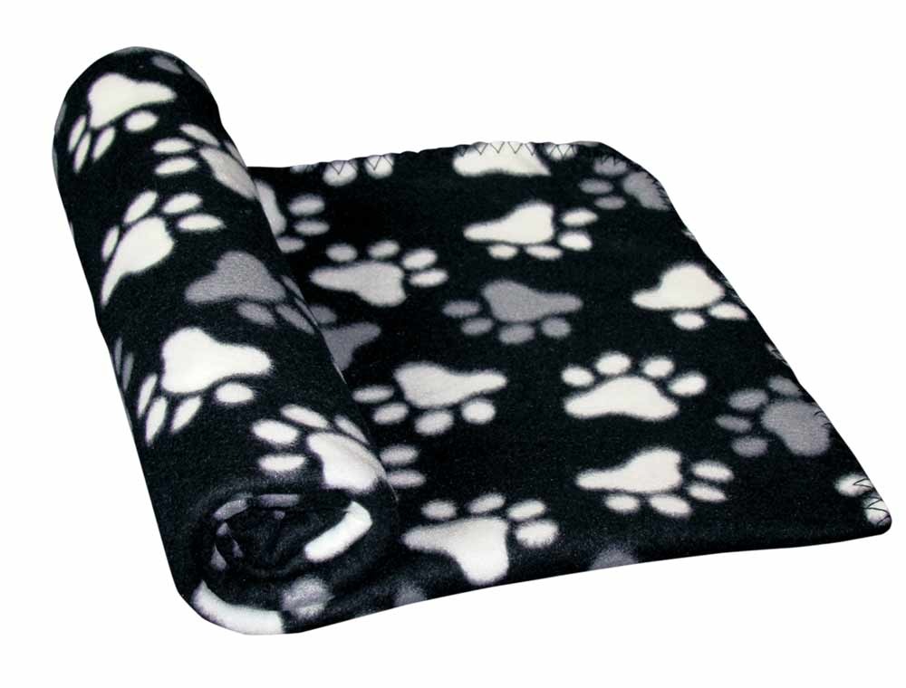 Nobby fleecová kostkovaná deka PIPPA Classic 50 x 75 cm černá 1 balení