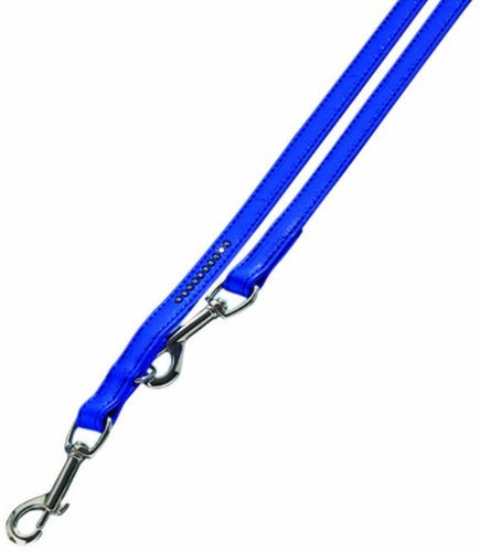 Nobby Crystal vodítko zdobené Swarovski S-M 200cm / 12mm tmavě modrá 1 balení