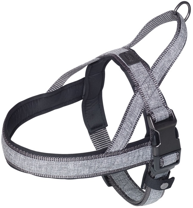 Nobby LINEN DELUXE norský postroj S-M šedá 1 balení
