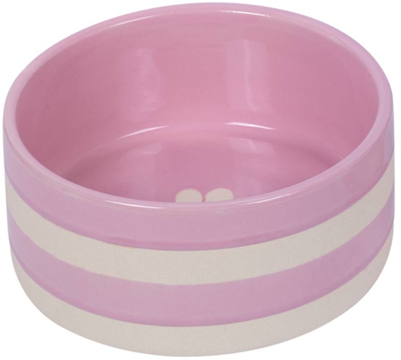 Nobby keramická miska Strio růžová 18 cm 1,25 l 1 balení