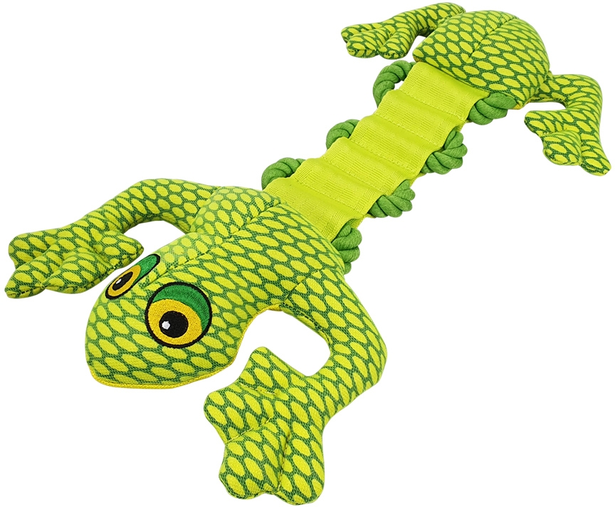 Nobby hračka propletená žába pevný nylon 43cm 1 balení