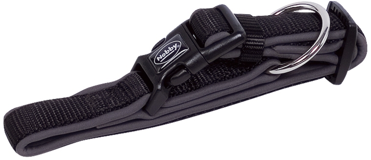 Nobby CLASSIC PRENO obojek neoprén černý M/L40-55cm 1 balení