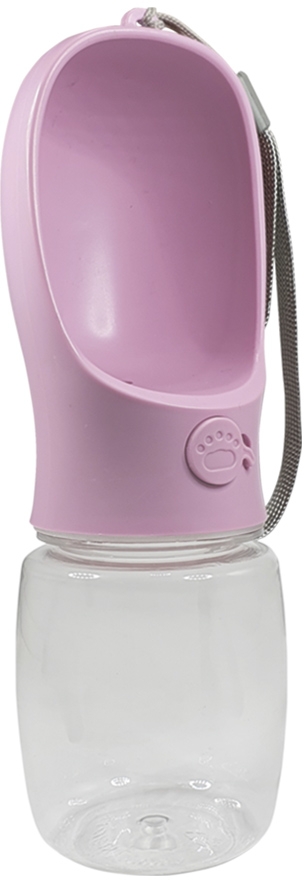 Nobby cestovní láhev pro psy 350ml růžová 1 balení