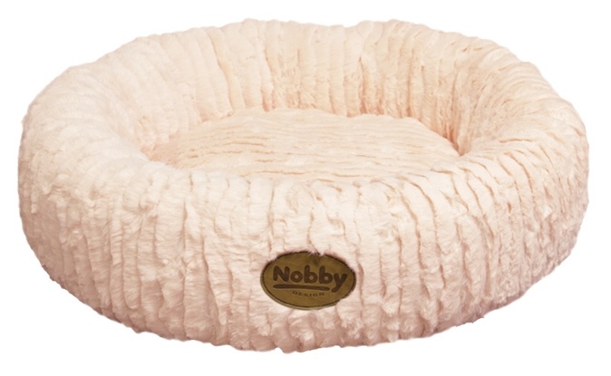 Nobby Nova donut plyšový pelíšek lososová 45cm 1 balení