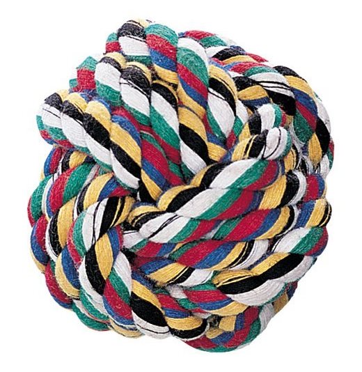 Nobby velký aportovací míček bavlna 10cm / 280g 1 balení