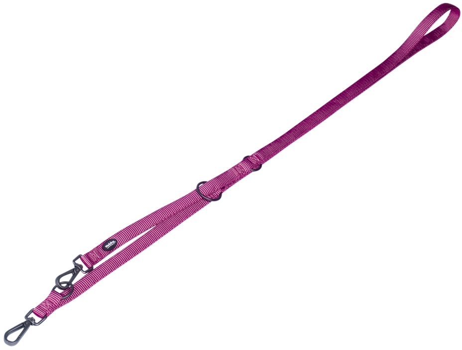 Nobby CLASSIC COMFORT vodítko nylon malina S-M 2m 20mm 1 balení