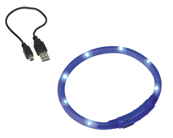 Nobby Led Visible svítící kroužek silikon modrá 40cm 1 balení