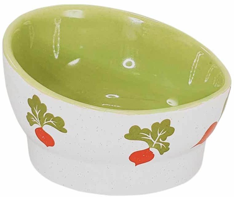 Nobby keramická ergonomicky tvarovaná miska pro hlodavce ředkvičky 18,5 x 9,5 cm 750ml 1 balení