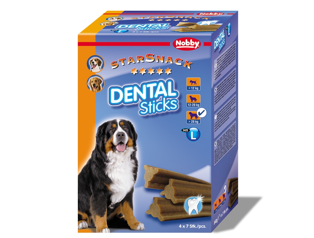 Nobby StarSnack Dental Sticks Large dentální pamlsky 28ks / 840g 1 balení