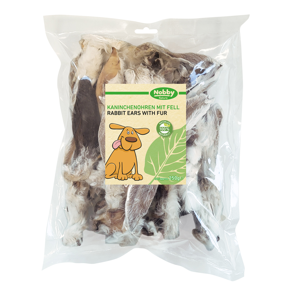 Nobby Králičí uši se srstí, sáček, cca 250 g 1 balení