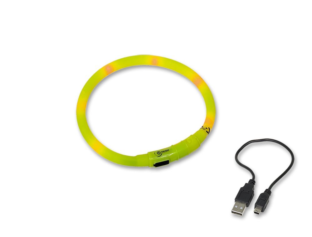 Nobby Led Visible svítící kroužek silikon žlutá 40cm 1 balení