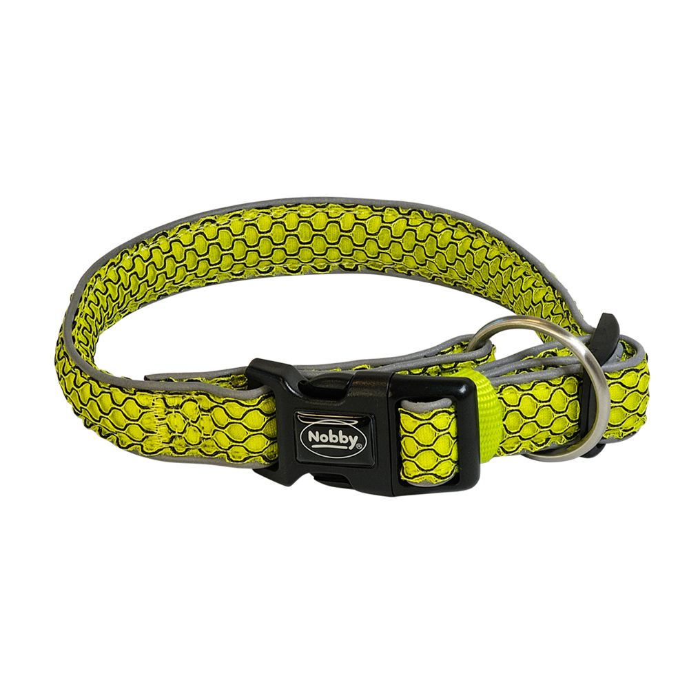 Nobby Obojek MESH AIR S-M 25 mm 30-45 cm žlutá 1 balení