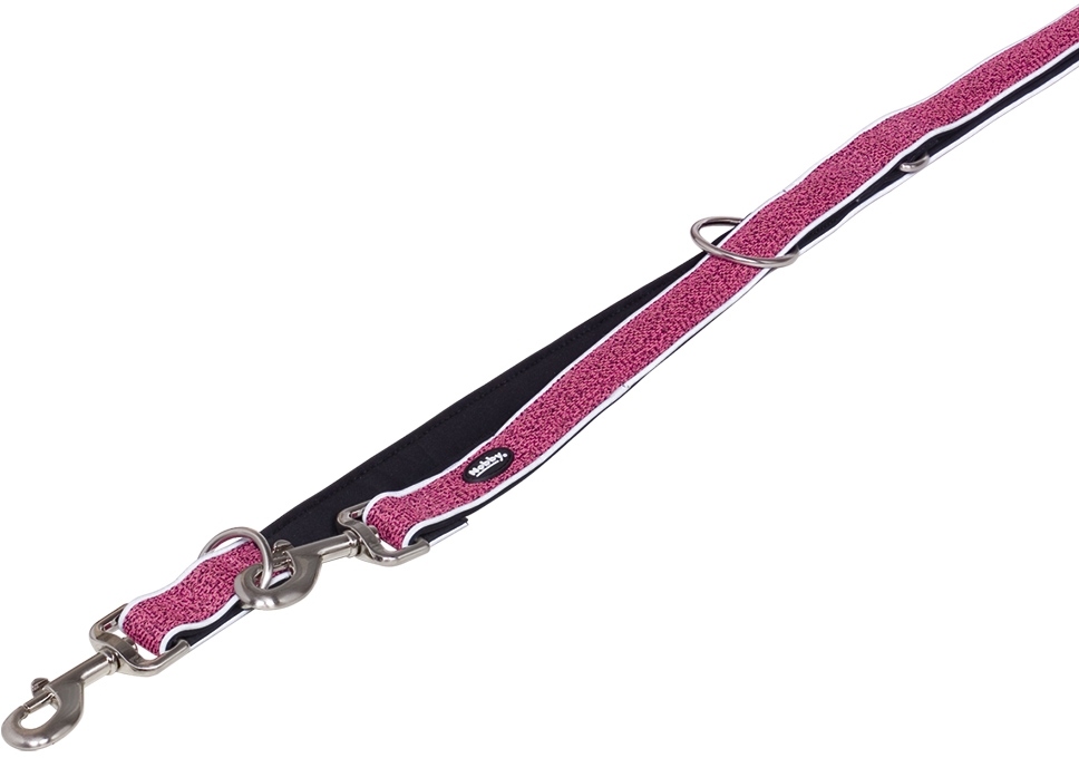 Nobby CAYO vodítko nylon-neopren růžová XS-S 200cm 1 balení
