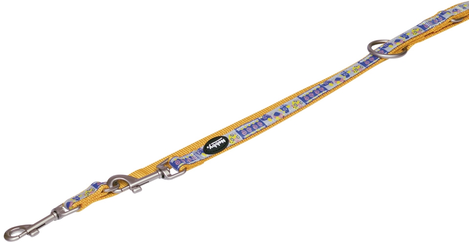Nobby STYLE vodítko přepínací oranžové nylon M-L 2m 20mm 1 balení