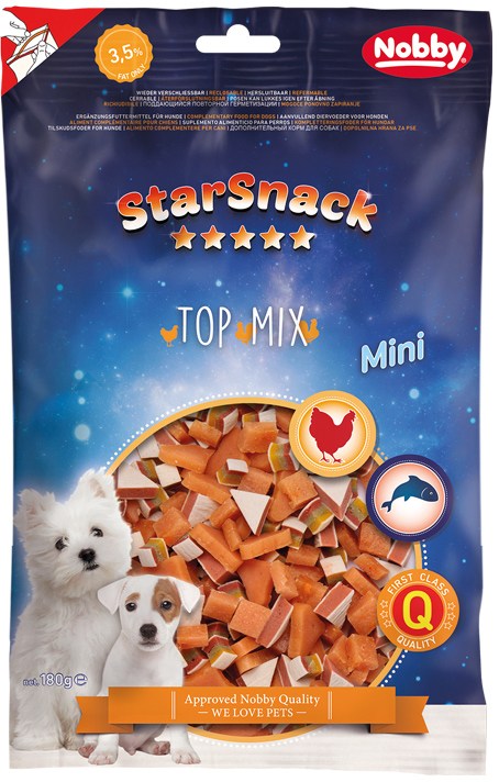 Nobby StarSnack Mini Top Mix pamlsky pro malé psy 180g 1 balení