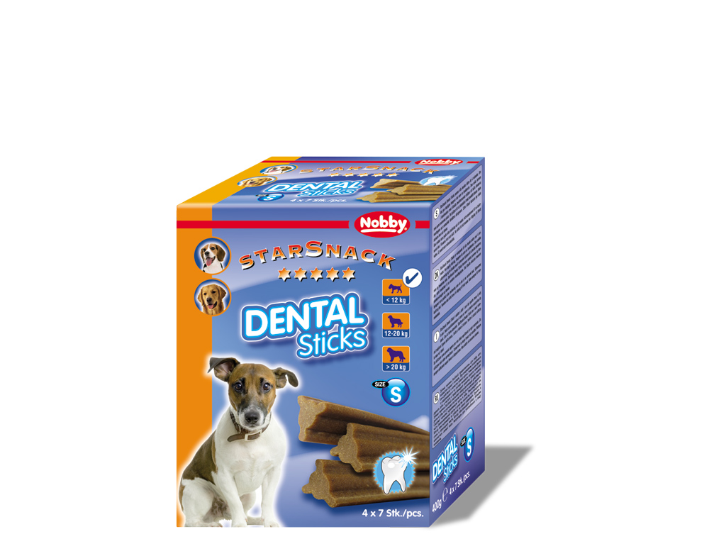 Nobby StarSnack Dental Sticks Small dentální tyčinky 28ks / 400g 1 balení