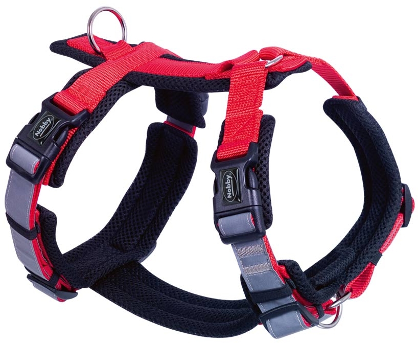 Nobby postroj pro psy DAILY WALK COMFORT L červená 1 balení