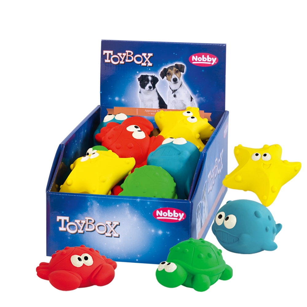 Nobby Latex SEA ANIMALS, display 12 ks, 11-12,5 cm 1 balení