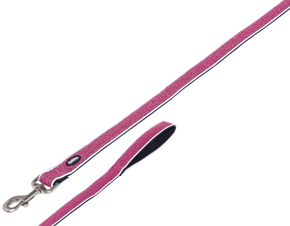 Nobby CAYO vodítko nylon-neopren růžová XS-S 120cm 1 balení