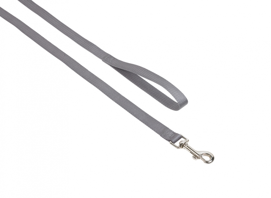 Nobby CLASSIC nylonové vodítko 120cm / 15mm šedá 1 balení