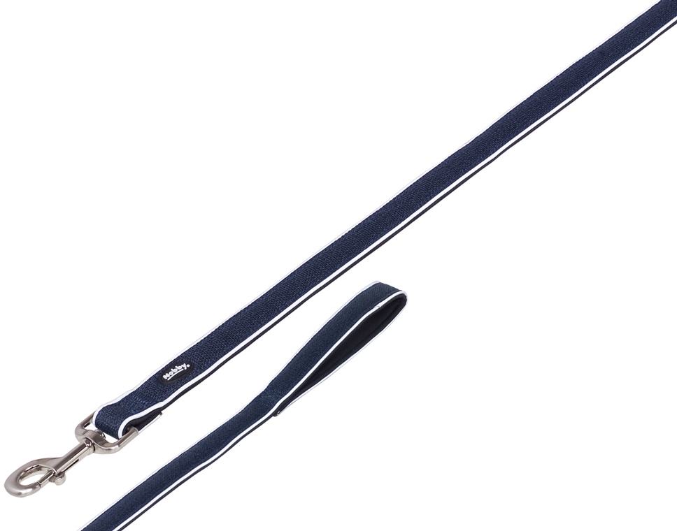 Nobby CAYO vodítko nylon-neopren modrá M-L 120cm 1 balení