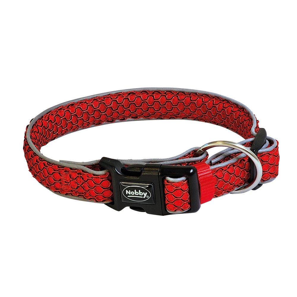 Nobby Obojek MESH AIR S-M 25 mm 30-45 cm červená 1 balení