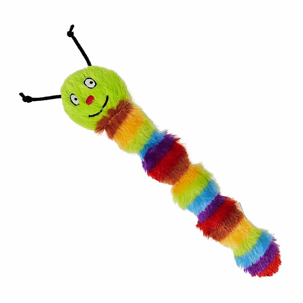Nobby Cat hračka Plyšová housenka s catnip. 24 cm 1 balení