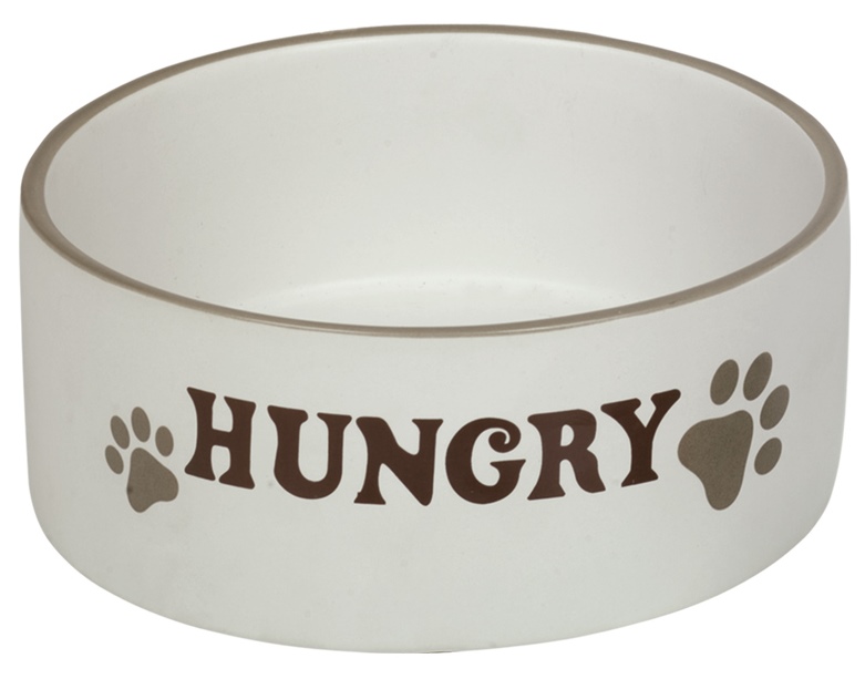Nobby HUNGRY keramická matná miska krémová 18x7cm 1,1 L 1 balení