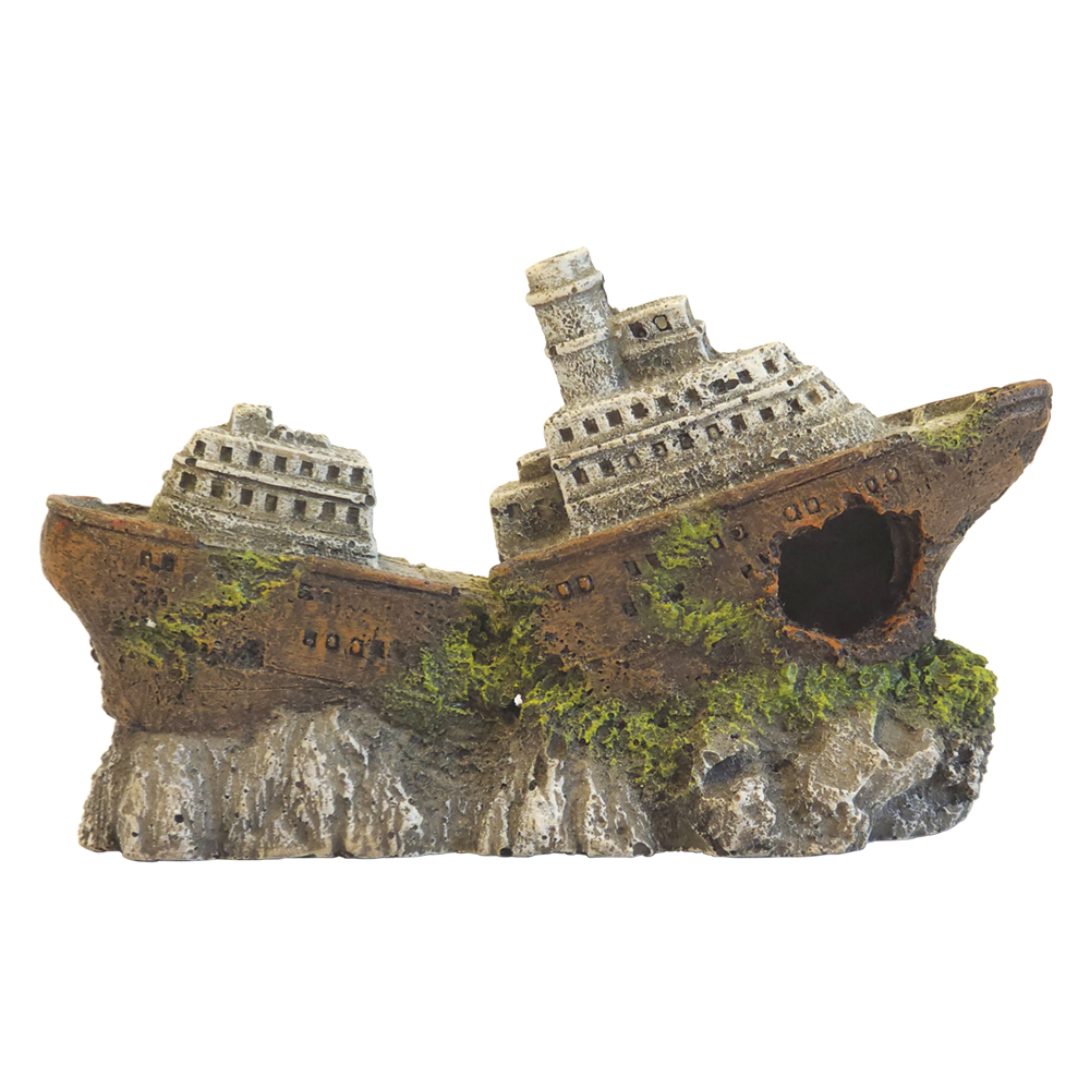Nobby akvarijní dekorace VRAK LODI 4,5 x 13,3 x 7,8 cm 1 balení