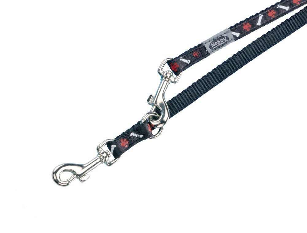 Nobby MINI textilní vodítko 200cm / 10mm černá 1 balení