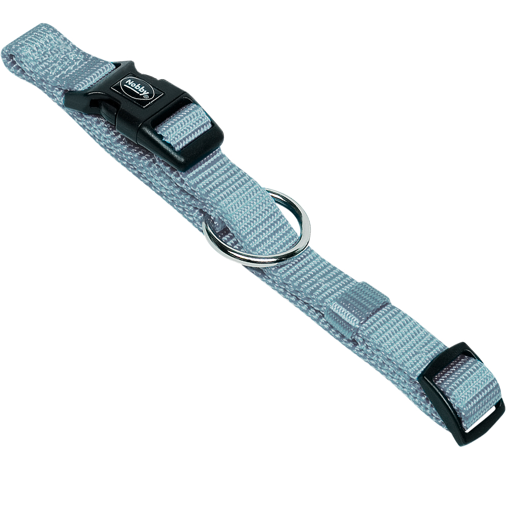 Nobby Obojek Classic, pastelová modrá, d: 40-55 cm; š: 20 mm 1 balení