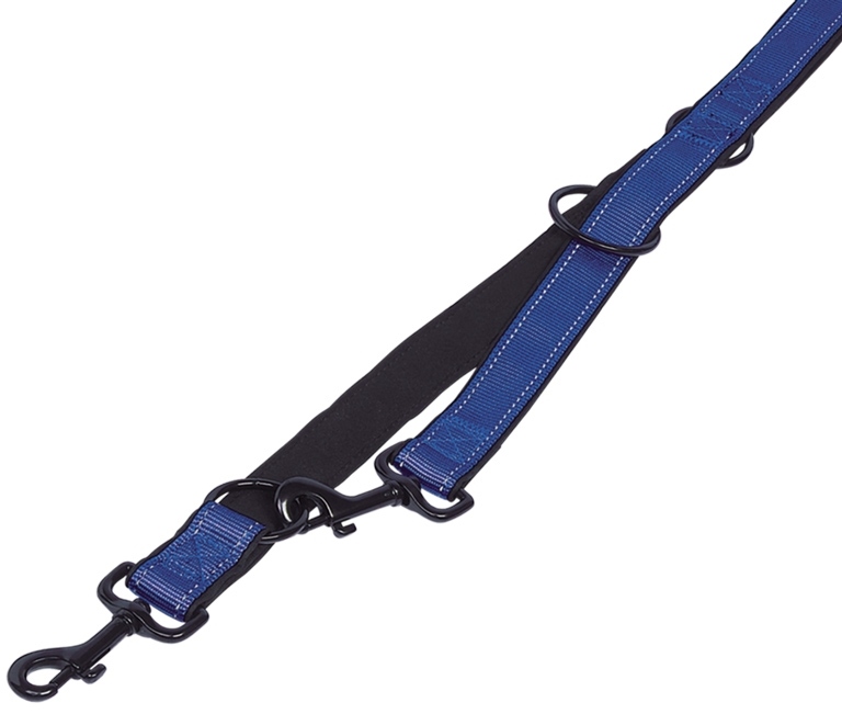 Nobby Classic Reflect Soft vodítko neoprén 200cm / 10-15mm modrá 1 balení