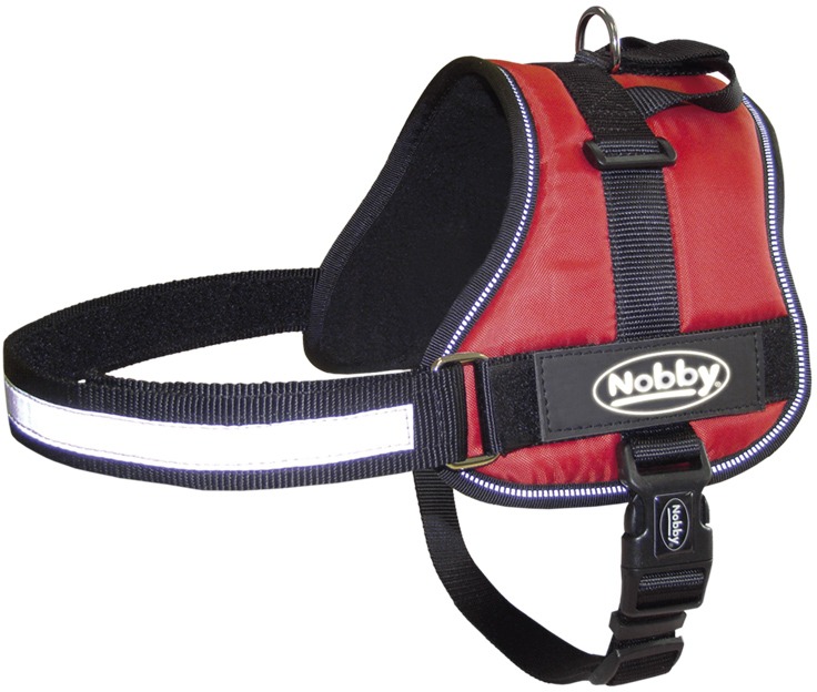 Nobby Seguro bezpečnostní postroj pro psa L červený 72-90cm 1 balení