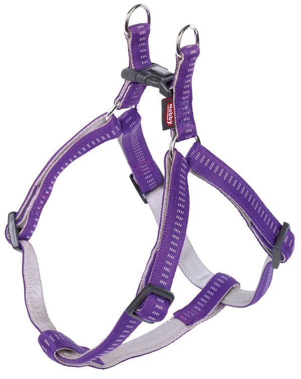 Nobby SOFT GRIP postroj nylon XS-S 30-40cm / 10mm fialová 1 balení