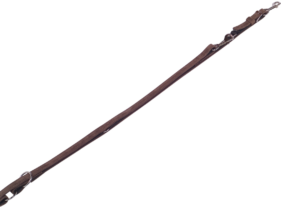 Nobby VELOURS vodítko ze semišové kůže L-XL 2 m hnědá 1 balení