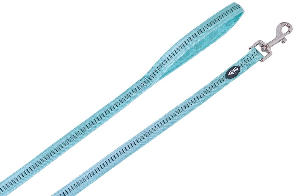 Nobby SOFT GRIP vodítko nylon M-L 120cm / 20mm mátová 1 balení